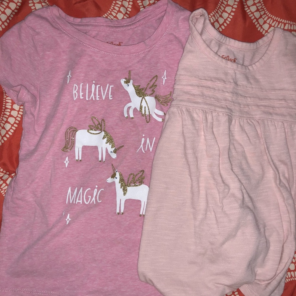 Bundle of 3 toddler girl shirts